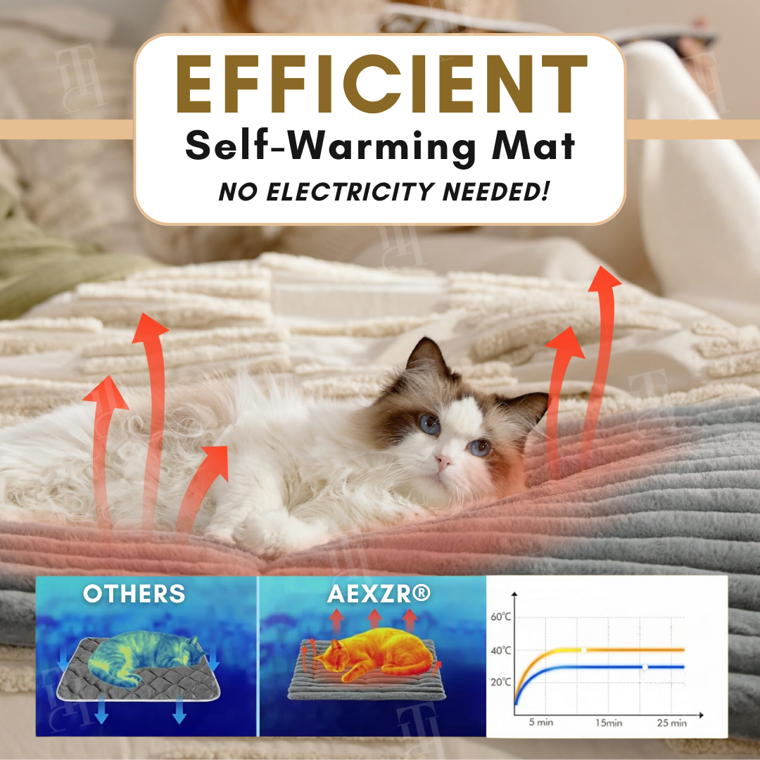 Self-Warming Mat 🌡️ No Electricity Needed