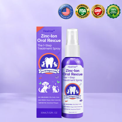 ✨ Official Store | Healrize® Zinc-Ion Oral Rescue Spray: The 1-Step "No-Brush" Dental Fix