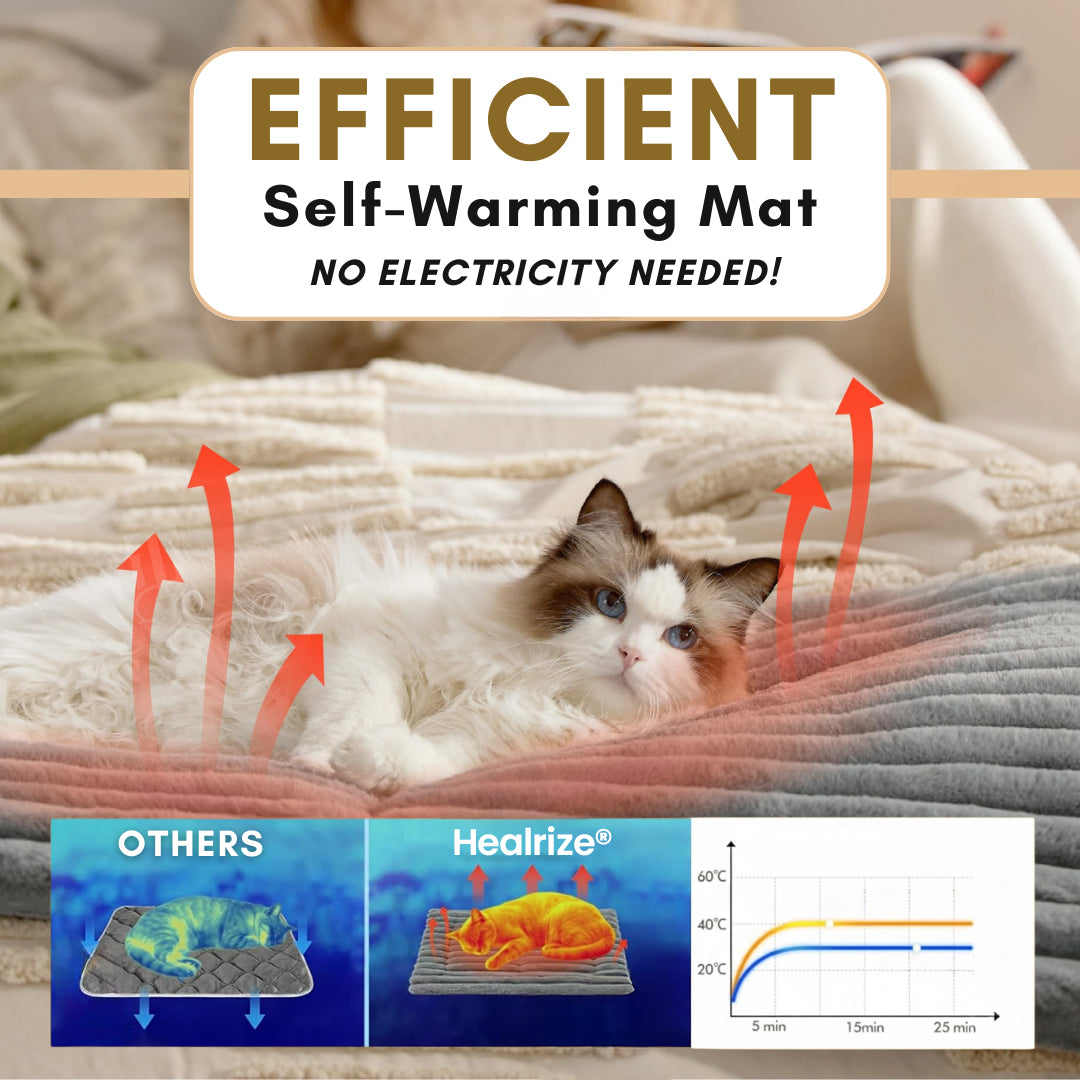 Self-Warming Mat 🌡️ No Electricity Needed