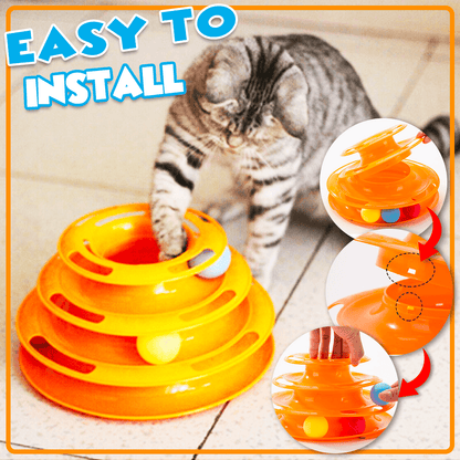 3-Tier Tower Cat Toy