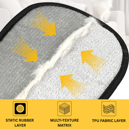 ⚡ Reusable Pet Hair Remover for Furniture, Car & Clothes | Pet Magic Grooming Glove