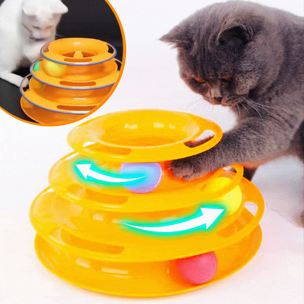 3-Tier Tower Cat Toy