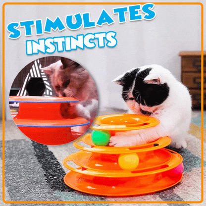 3-Tier Tower Cat Toy