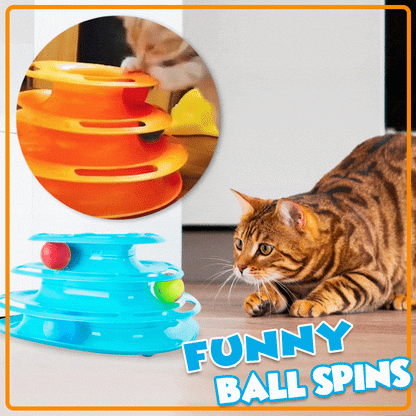 3-Tier Tower Cat Toy